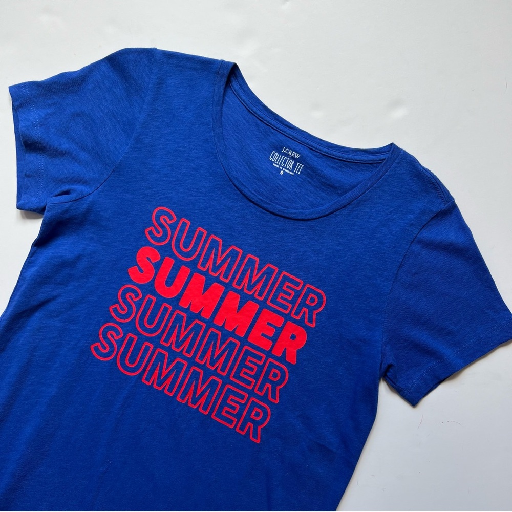 J. Crew Summer Graphic Collector’s Tee - Size S EUC